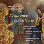 L&rsquo;Annonce faite à Marie – Lectures-Concerts